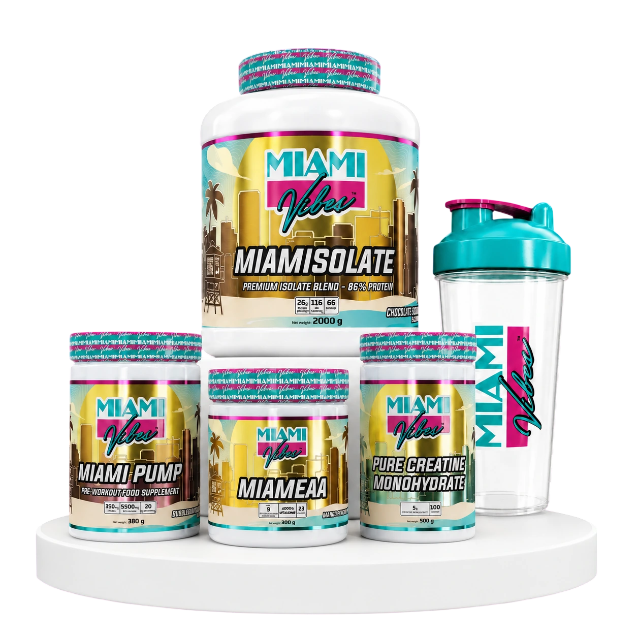 Sélection de produits Miami Vibes